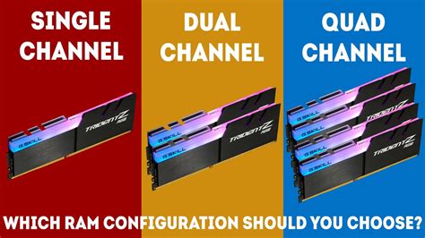 quad channel vs single channel